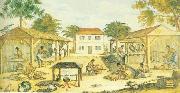 Slaves working in 17th-century Virginia unknow artist